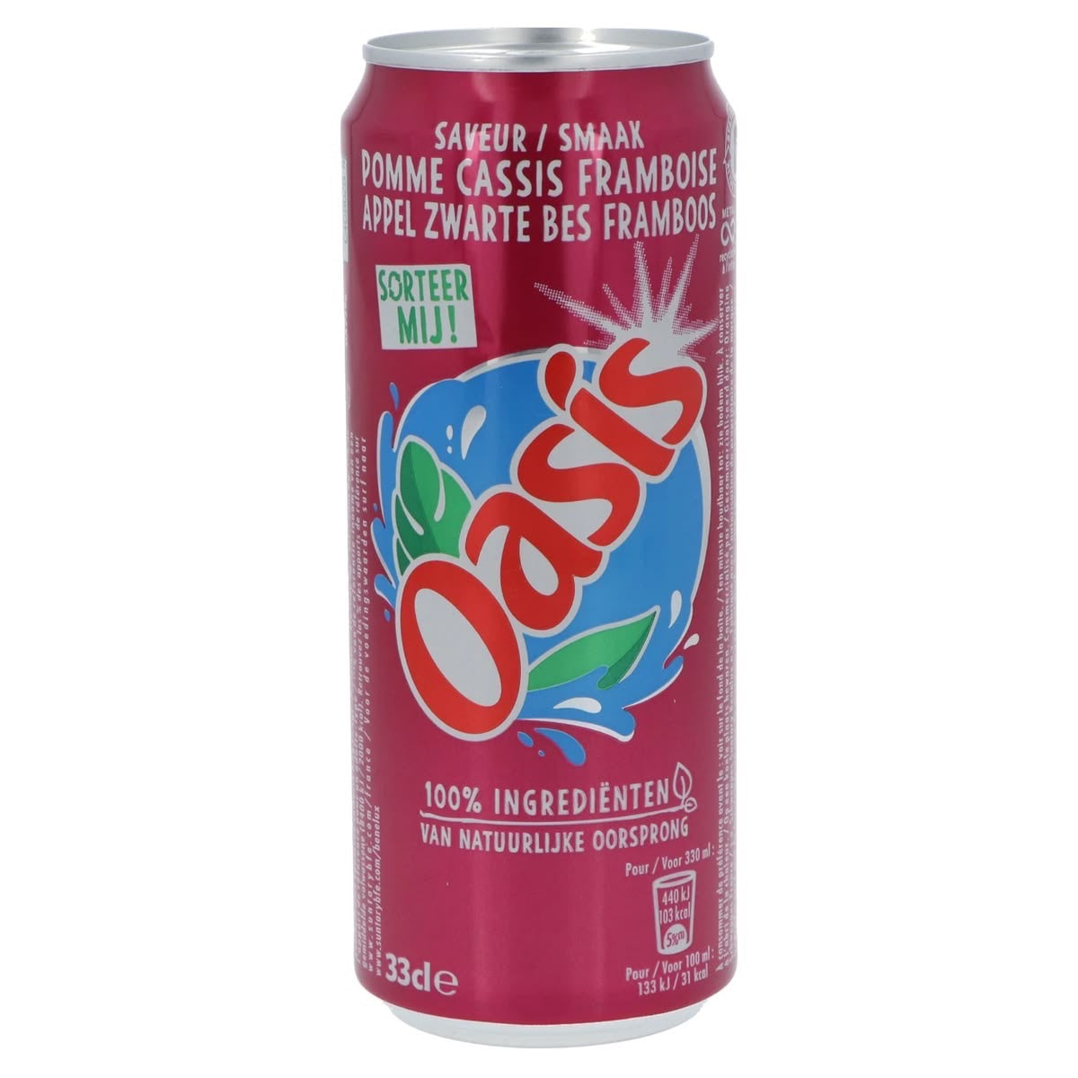 Oasis Pomme Cassis Framboise 33cl